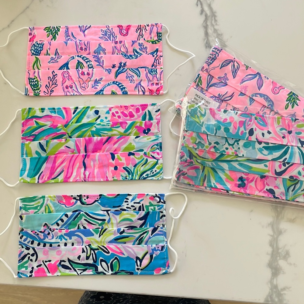 Lily Pulitzer Face Masks